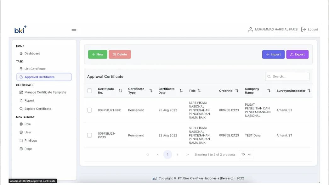 E-Certificate Platform image 3