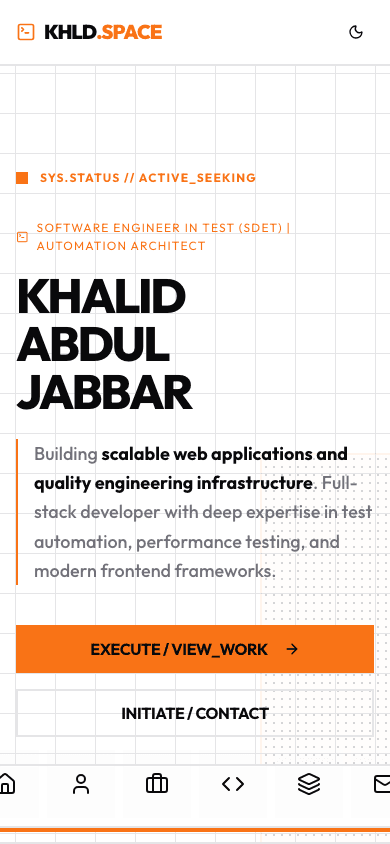 KHLD Space Portfolio Website image 2